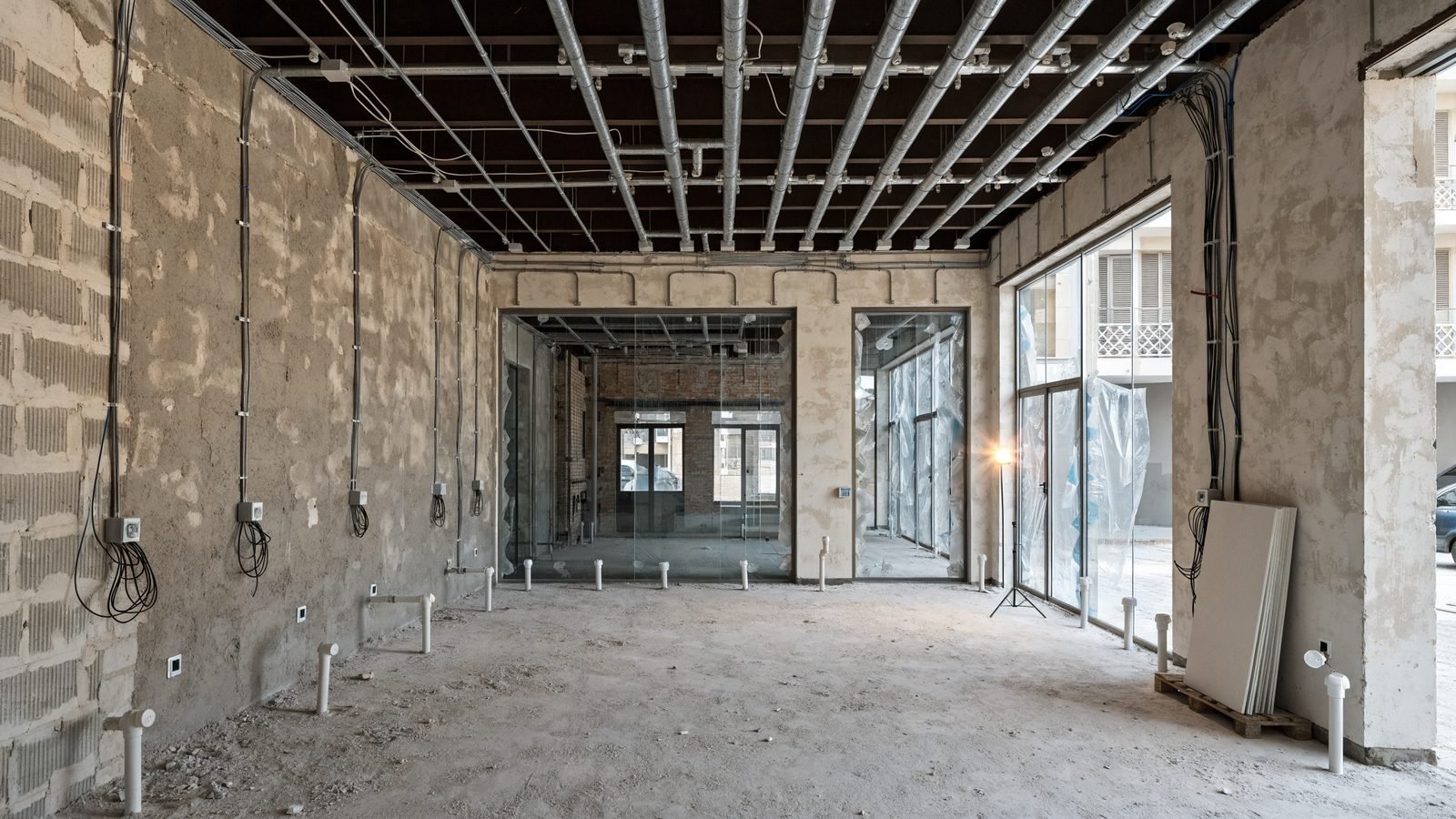 Shell before fit-out