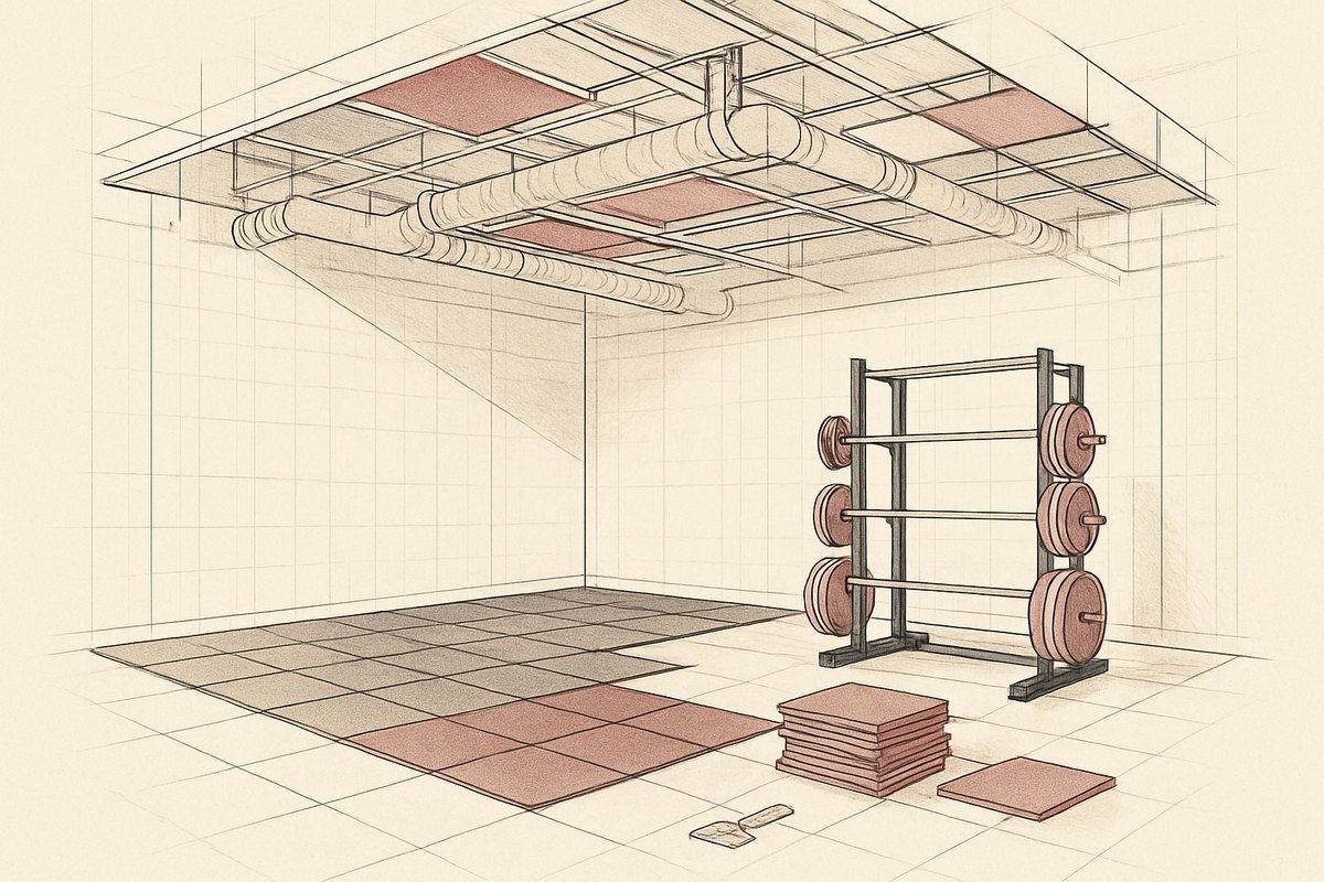 Gym fit-out in Dubai: floor loads, noise and fresh air