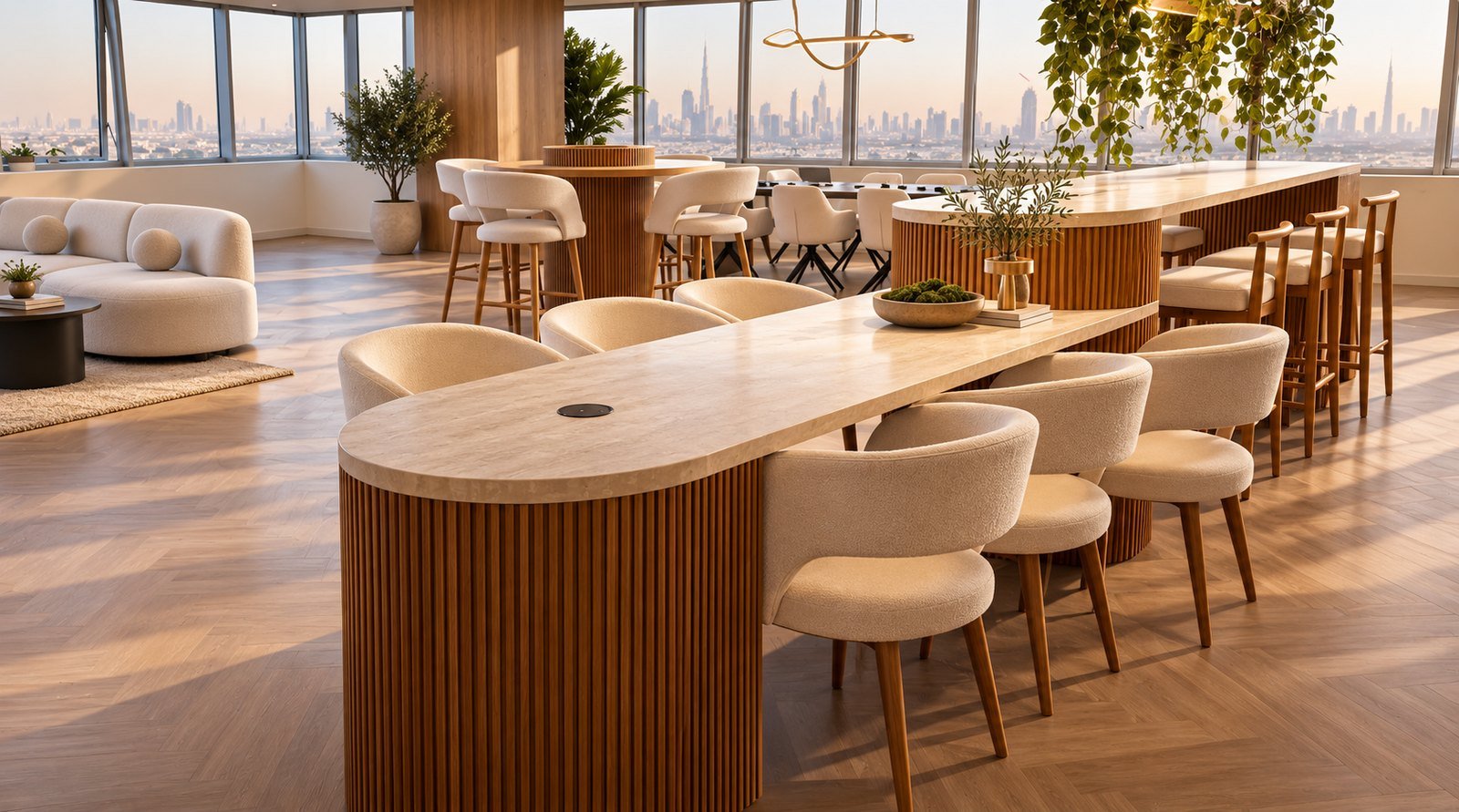 AD Tyres commercial fit-out in Platinum Tower, JLT