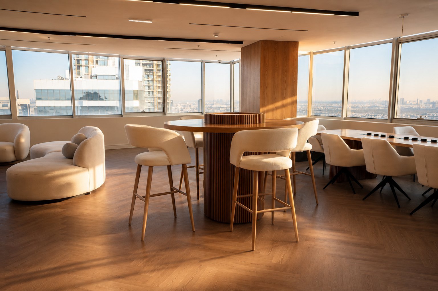 AD Tyres commercial fit-out in Platinum Tower, JLT — photo 3