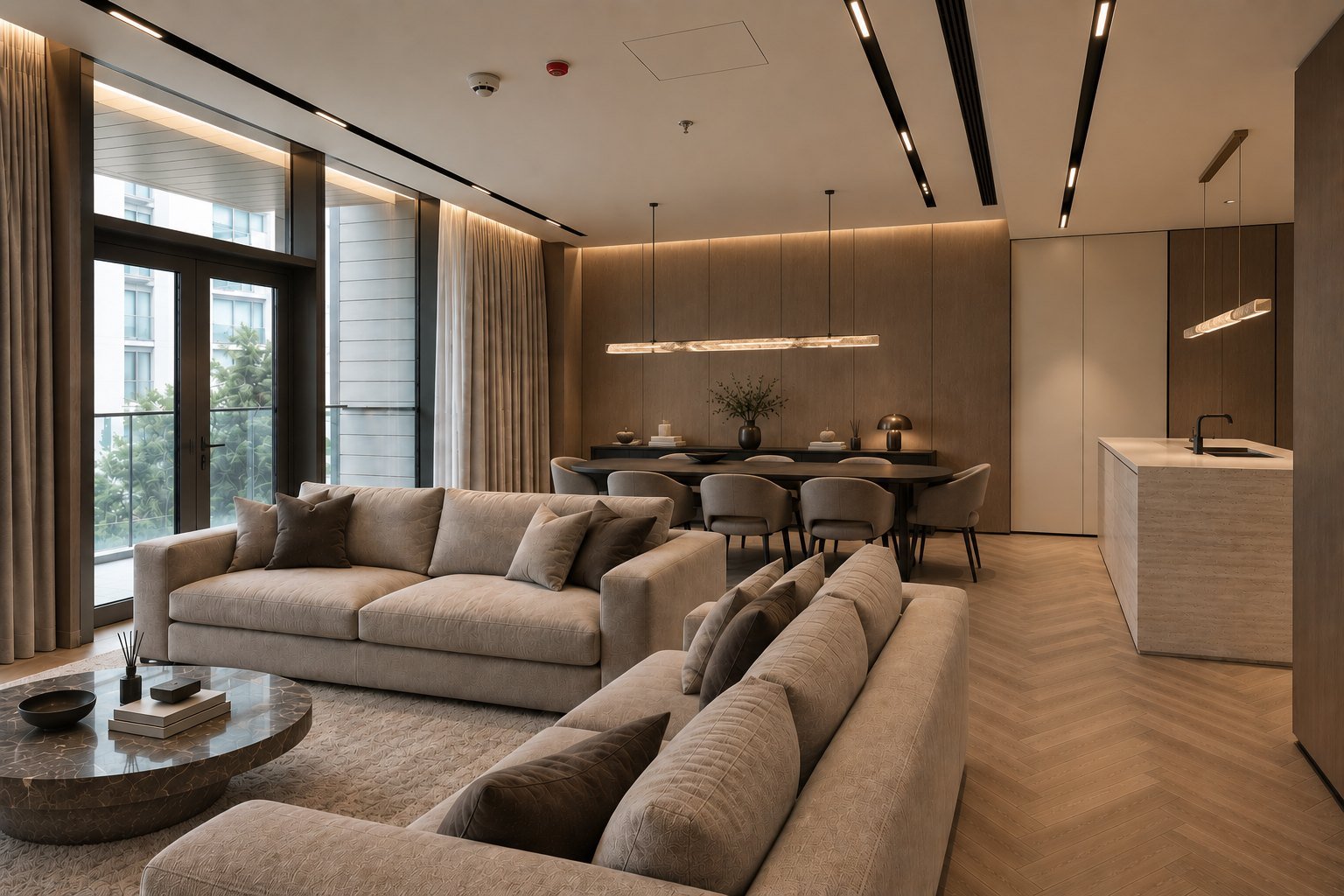 2-Bedroom Apartment, Bluewaters after fit-out