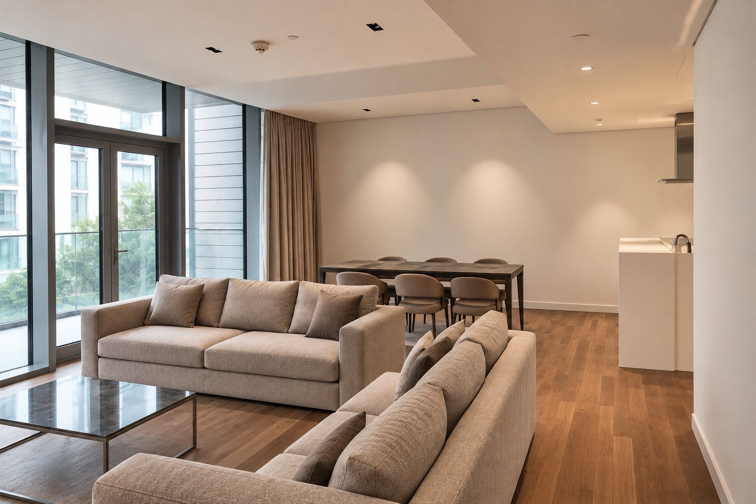 2-Bedroom Apartment, Bluewaters before works, at shell