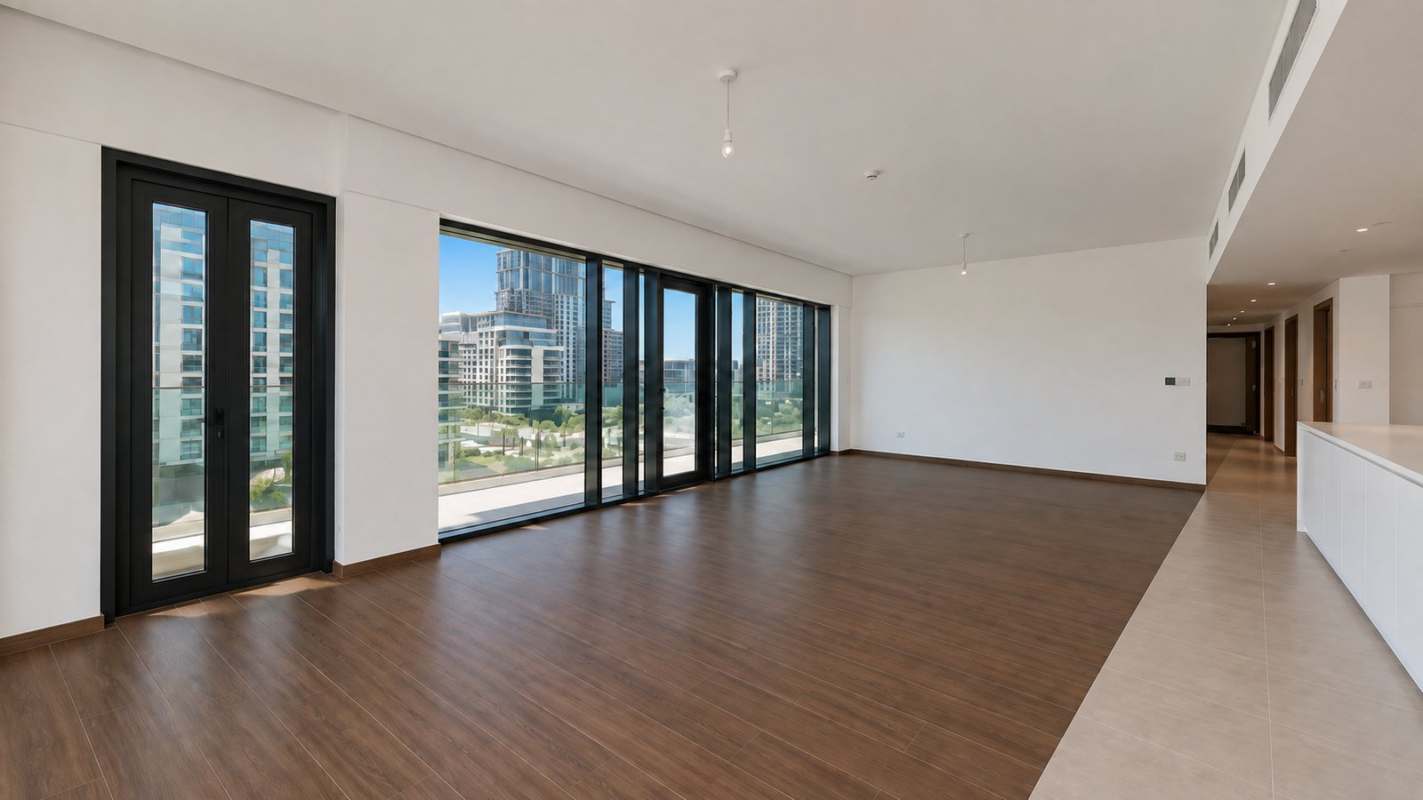3-Bedroom Apartment, City Walk before works, at shell