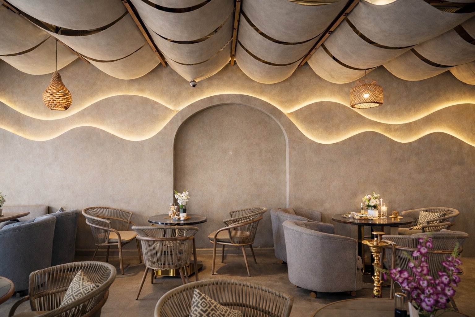 Dr. Sheesha lounge fit-out on Sheikh Zayed Road, Dubai — photo 2