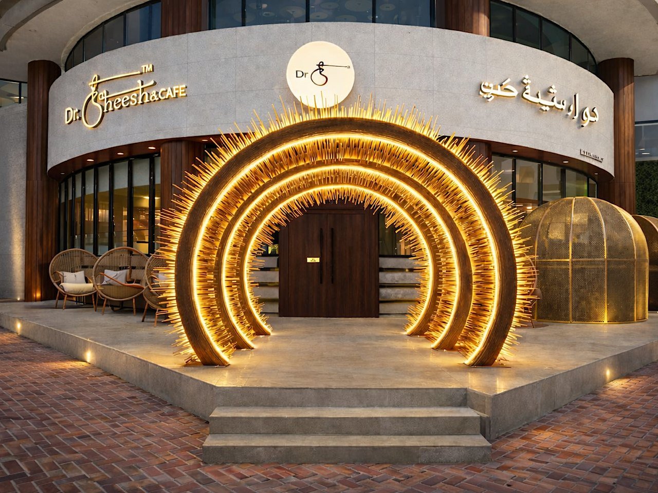 Dr. Sheesha lounge fit-out on Sheikh Zayed Road, Dubai — photo 5