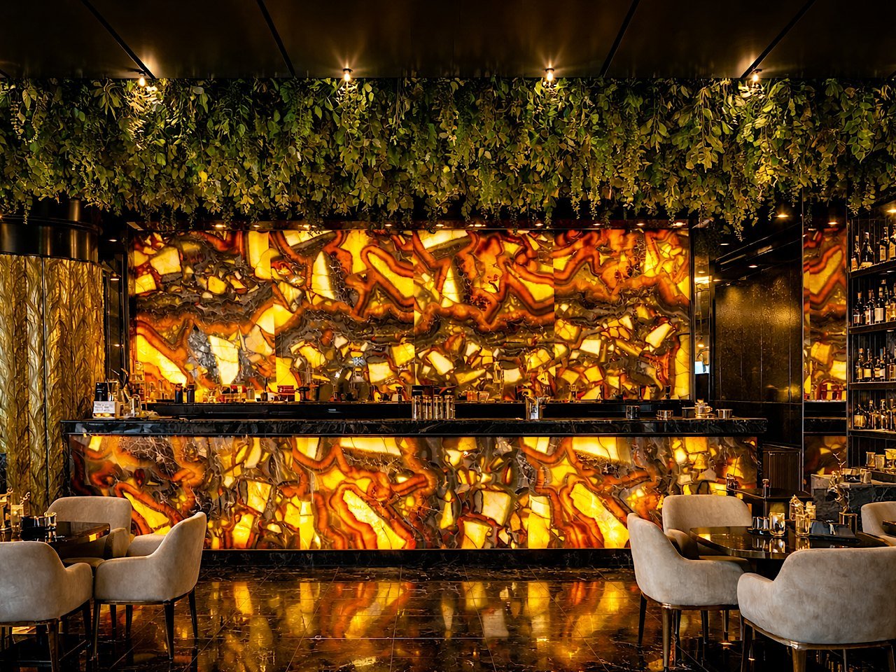 Gashisha restaurant fit-out on Sheikh Zayed Road, Dubai — photo 2