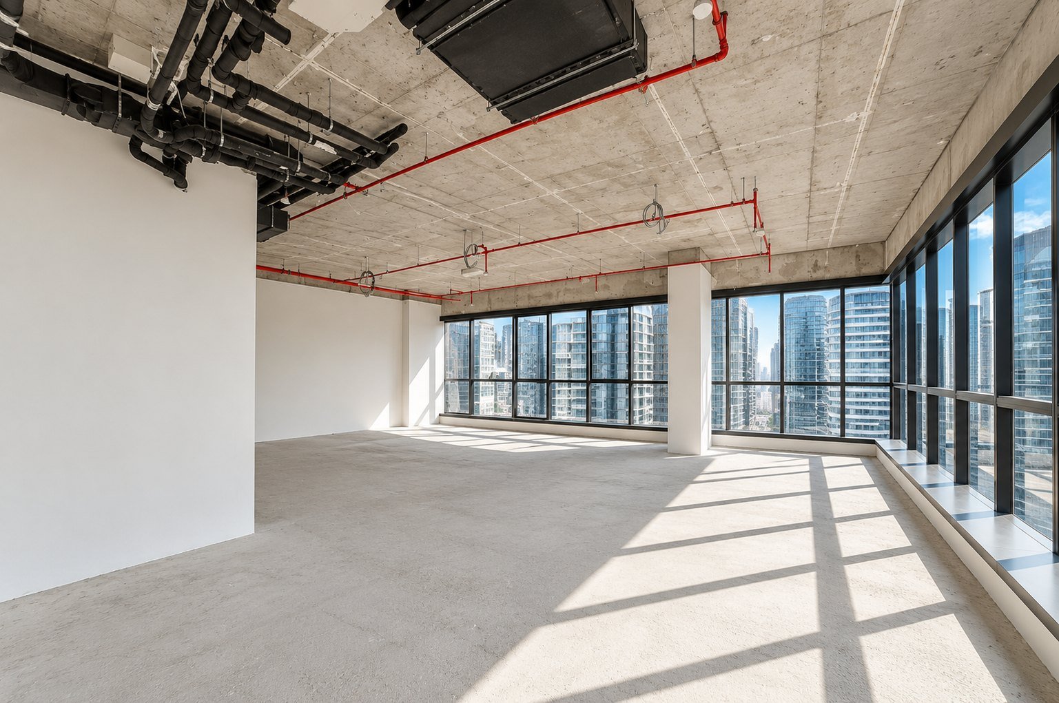 Office, JLT before works, at shell