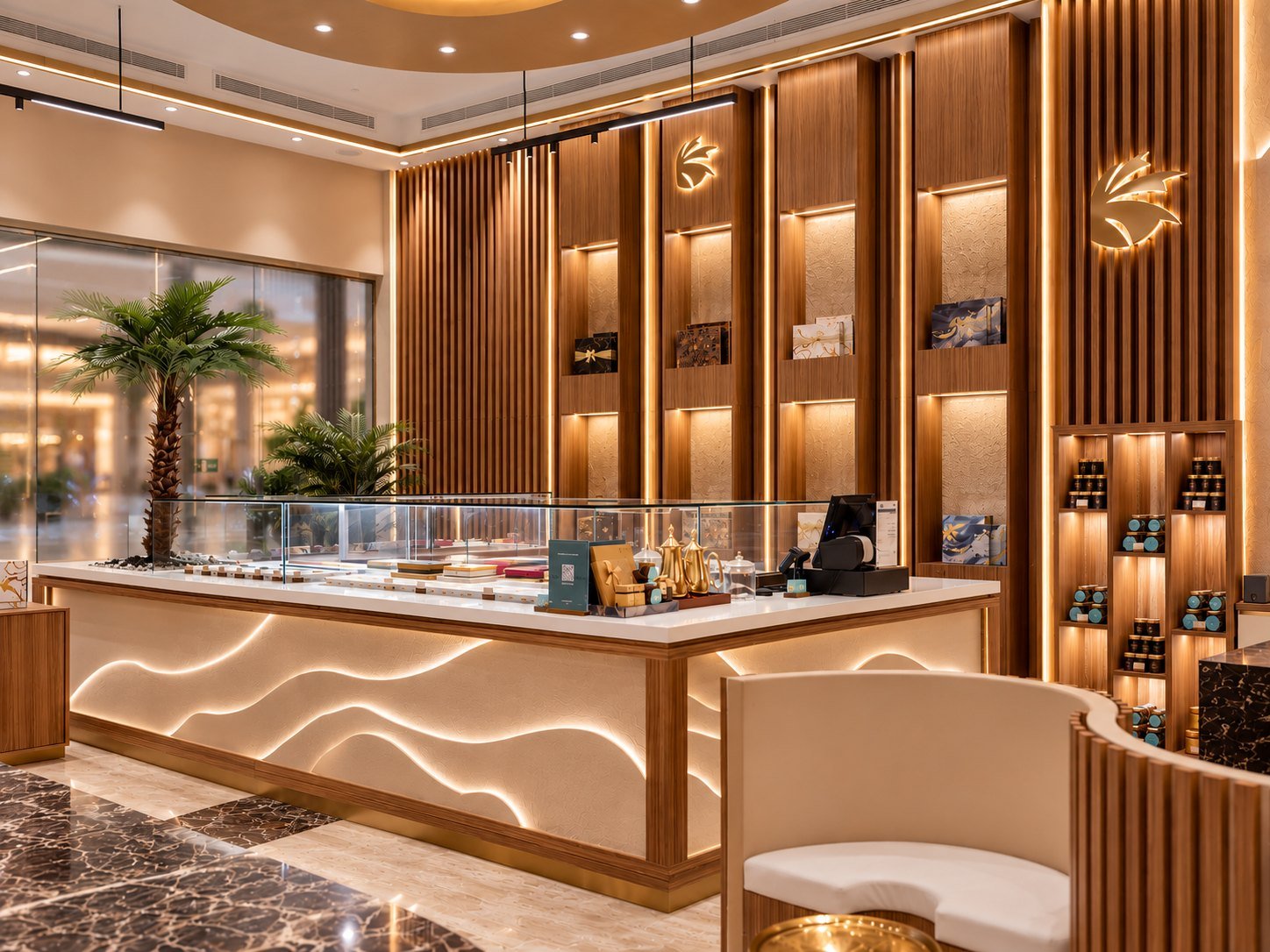 Saudi Dates Center retail fit-out at Dubai Hills Mall — photo 2