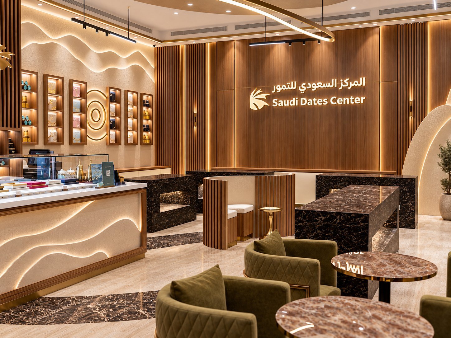 Saudi Dates Center retail fit-out at Dubai Hills Mall — photo 3