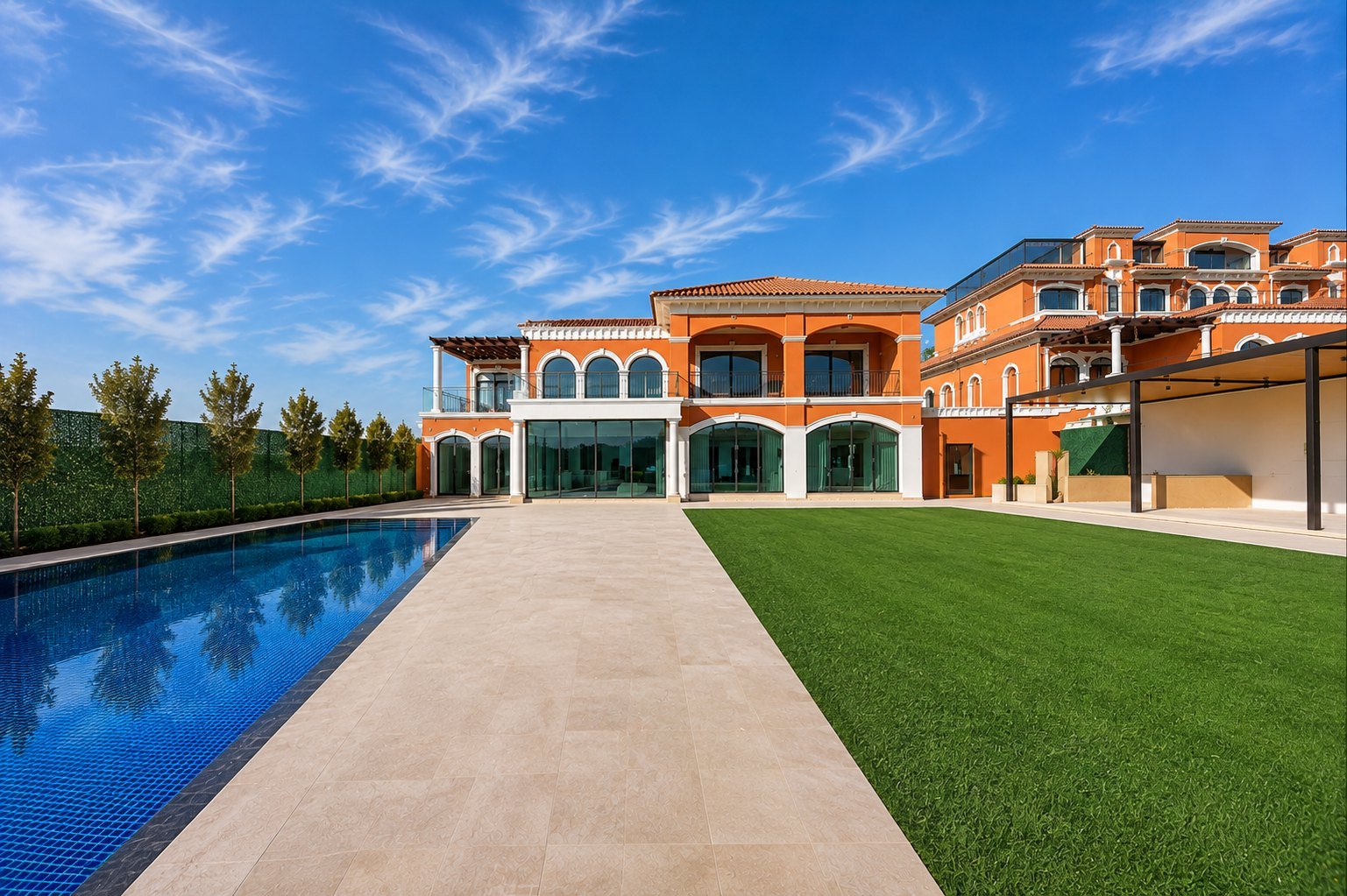 7-Bedroom Villa, Palm Jumeirah before works, at shell