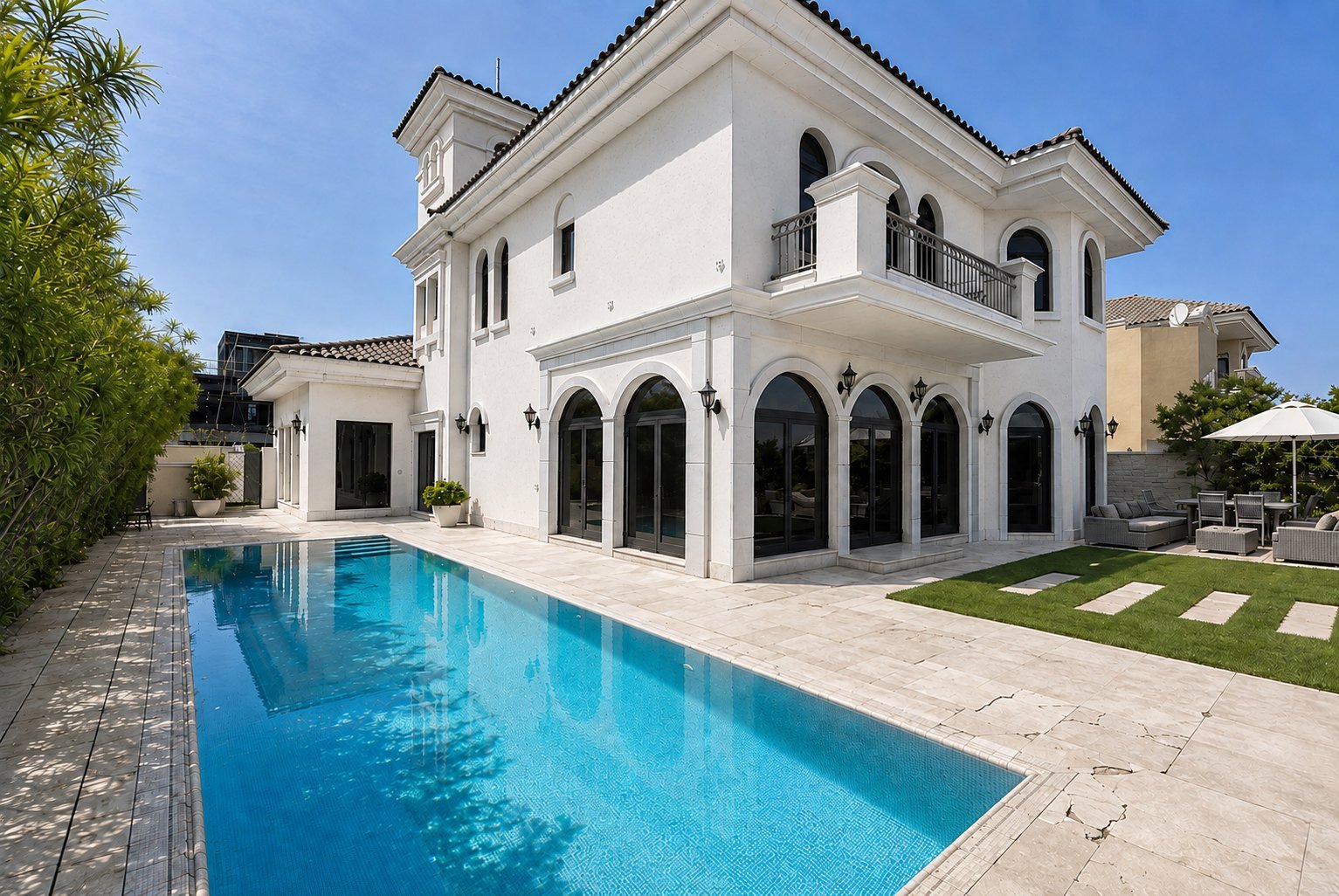 5-Bedroom Villa, Palm Jumeirah before works, at shell
