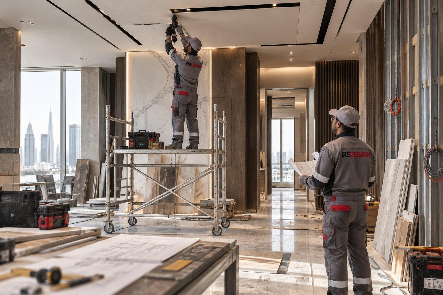 Fit-out execution stage